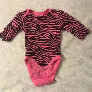 Zebra onesie